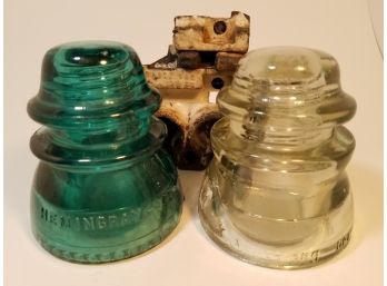 Vintage Glass Insulators