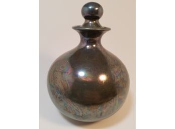 Vintage Iridescent Decanter