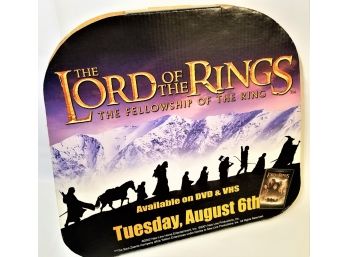 The Lord Of The Rings / The Fellowship Of The Ring Advertisement Sign