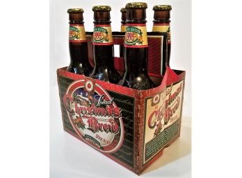 Limited Edition Six Pack Of 1995 Special Christmas Brew Beer By Anheuser Busch (unopened)