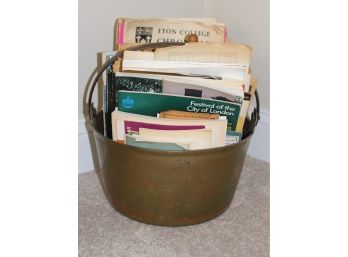 Brass Bucket With Steel Swing Handle