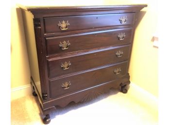 Chippendale Style Mahogany (4) Drawer Chest