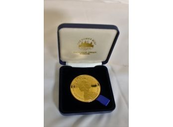 Tower Mint Queen Elizabeth II Golden Jubilee Commemorative Table Medal