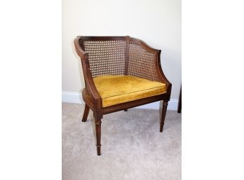 Fine Quality Barrel-back Boudoir Chair