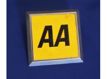 Mid 20thc Automobile Association Of London Grill Badge