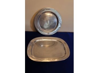 (2) Wilton Serving Trays