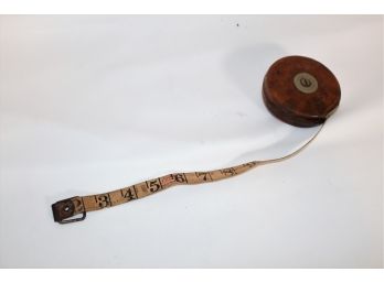 Antique Lufkin Metallic Tape Measure