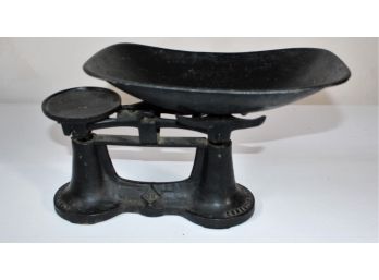 Antique 'oK' Cast Iron Balance Scale