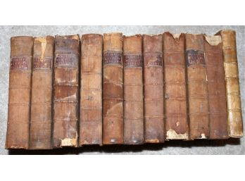 (10) Volumes History Of England 1759 And (1) Lexicon Novi Testimenti 1788