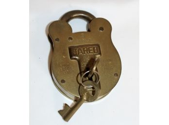 Jared Solid Brass Paddle Lock