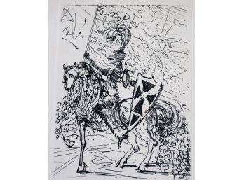 Salvador Dali ' El Cid' Original Etching