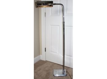 1980s Posable Chrome Floor Lamp