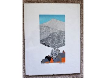 Sabra Field (B. 1935) Original Color Woodblock Print