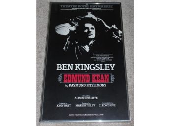 C. 1978 Original Theater Poster For Edmund Kean Starring Ben Kinsley