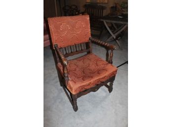 (19th C) Continental Mahogany Armchair