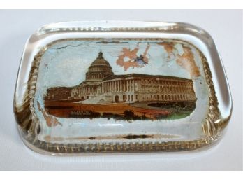 Antique US Capitol Building Paperweight