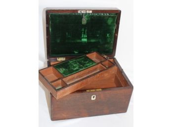 (19thc ) Rosewood Travel Case