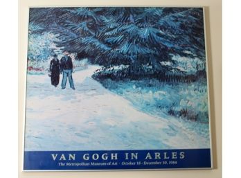 Van Gogh In Arles / Metropolitan Museum Of Art 1984 Framed Poster