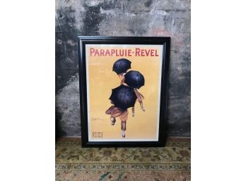 Large Framed Paraplue-Revel Print