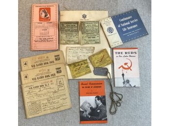 Vintage Military - Wartime Papers Collection