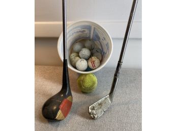 Golf Clubs & Practice Balls