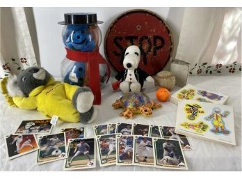 Toys, Baseball Cards, Stickers