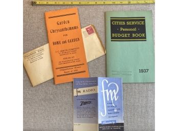 Old Advertising Pamphlets