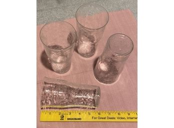 Vintage Crackle Glass - Highball 12oz.