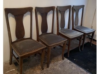 Vintage Oak Chairs - Buffalo Chair Works, Buffalo NY