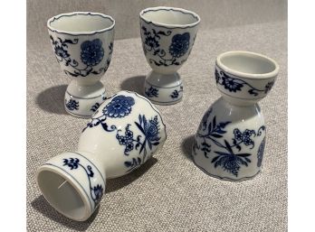 Blue Danube - Blue Onion Design - Double Egg Cup - Banner Maker Mark