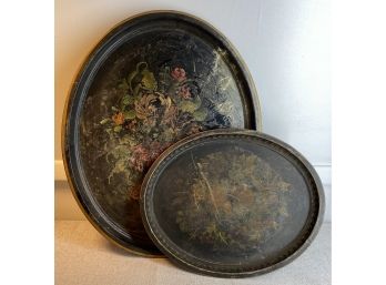 Vintage Metal Serving Trays