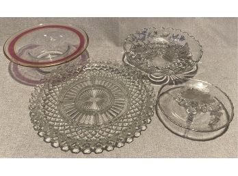 Vintage Glass Pieces Lot