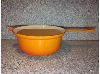 Le Creuset Orange Sauce Pot
