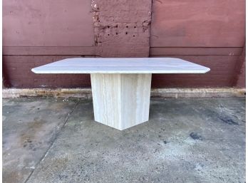 Italian Travertine Marble Table