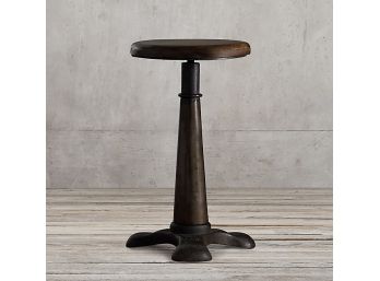 Restoration Hardware Sewing Metal Side Table