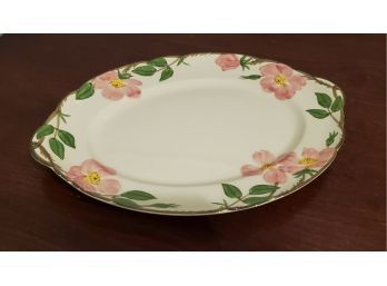 Vintage Franciscan Pottery Desert Rose Large Serving Oval Main Course / Meats Platter 14' Long