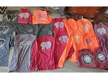 21 Ivory Ella 'Save The Elephants' Shirts - Multi VIBRANT Colors & Sizes. With Pockets - 100 Cotton