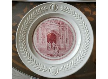 1940 Wedgwood Etruria, England University Of Pennsylvania Bicentennial Plate 1740 -1940 Evans Institute Portal