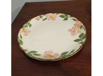 Vintage Franciscan Desert Rose Serving Chop Platter 11 3/4' Diameter