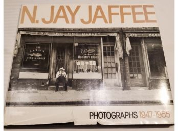 Signed 1976 1st Printing N. Jay Jaffee Photographs 1947-1955. In Stonetone.  Jaffees Poems Included. Lmtd Edit