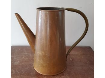 Vintage Handmade Copper Pitcher