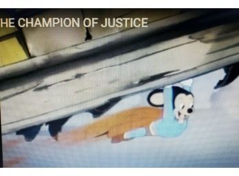 MIGHTY MOUSE 16mm Cartoon Film: A Champion Of Justice. Terry Toons 1944. & Case