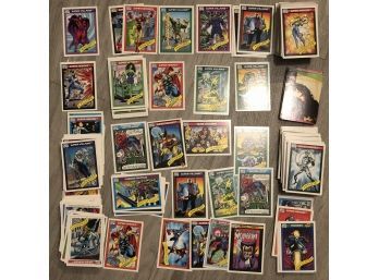 Lot Of Marvel Collector Cards From 1991: Thor, Iron Man, Loki, Spider Man, Doctor Strange, Wolverine, X-men