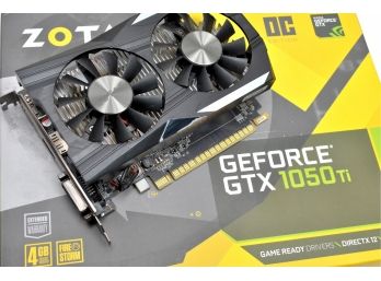 ZOTAC GEFORCE GTX 1050Ti 4GB OC COMPUTER GRAPHICS VIDEO CARD #1