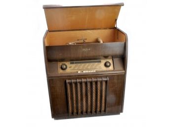 TELEFUNKEN TONFUNK VIOLETTA RADIOGRAM TUBE RADIO CONSOLE