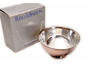 Reed & Barton Silver Plated Bowl With Plastic Liner - Paul Revere Bowl #104