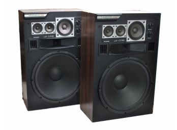 Pioneer CS-922 Floor Standing Loudspeakers Faux Walnut