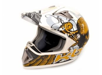 KBC Destroyer Skull Full Face Dirt Bike Motorcycle Helmet