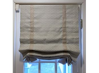 Custom Made Textured Fabric Roman Shade