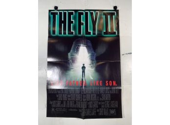 Vintage Folded One Sheet Movie Poster The Fly II 1999